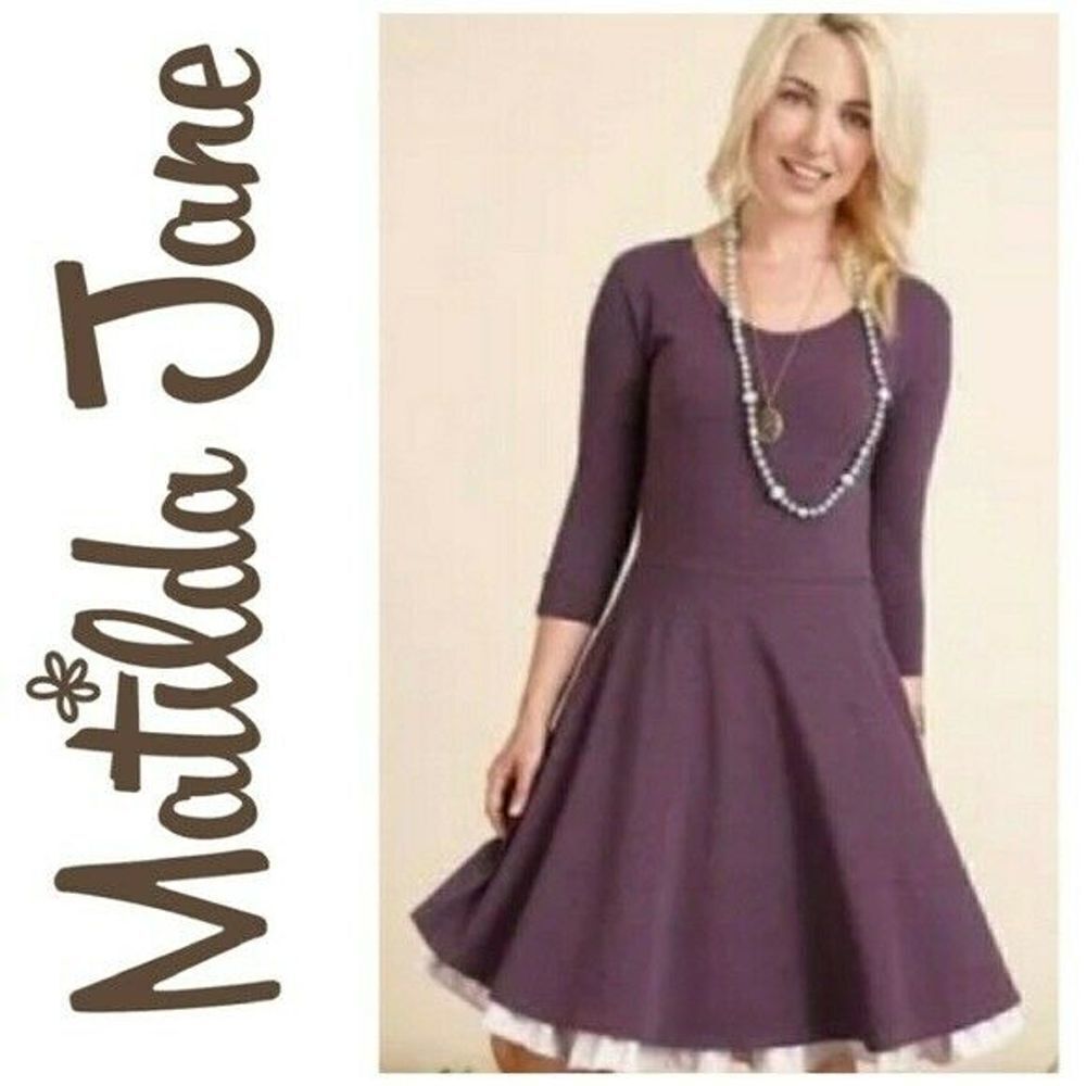 MATILDA JANE Purple Ruffle QUEEN OF HEARTS DRESS